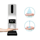 Automatic Touchless Liquid Soap Dispenser with Temperature thermometer Automatic Touchless Hand Sanitizer dispenser with Thermometer pro sensor intelligent thermometer with high temperature alarm